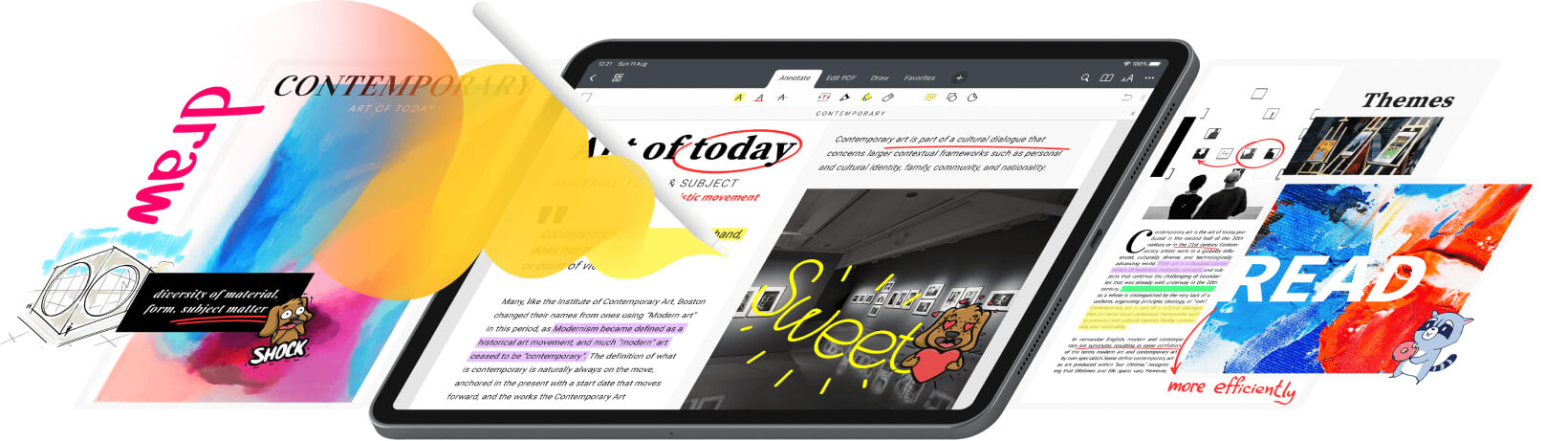 PDF Expert annotation tools — highlights, comments, drawings